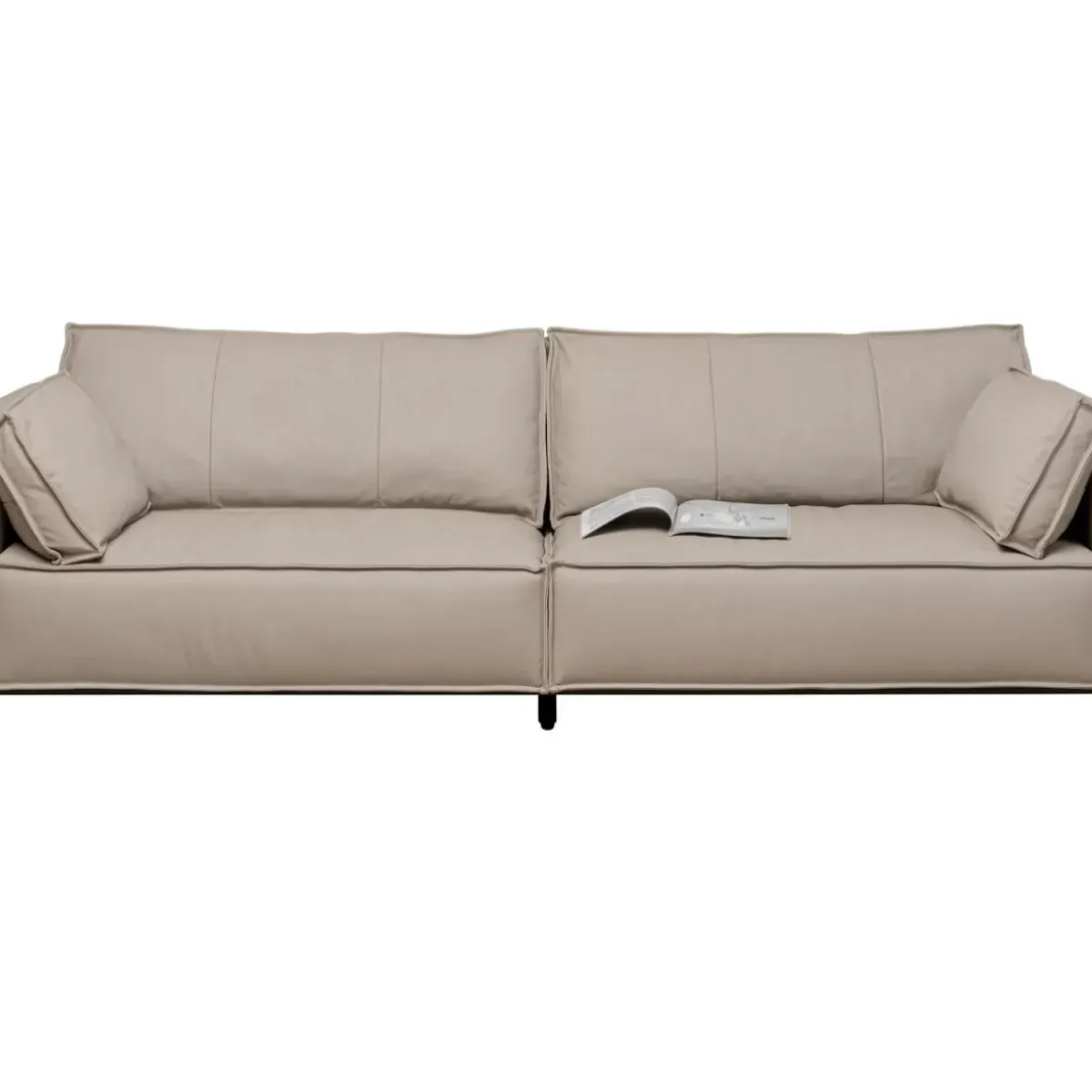 Sofa 3-Sitzer Victor Leder Grau 233Cm Sofas & Couches