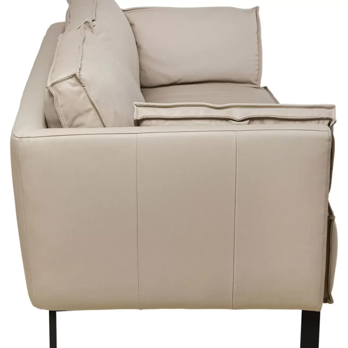 Sofa 3-Sitzer Victor Leder Grau 233Cm Sofas & Couches