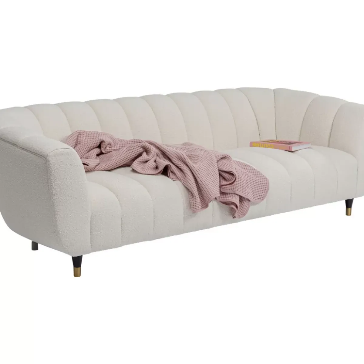 Outlet Sofa Spectra 3-Sitzer Weis 245Cm Sofas & Couches