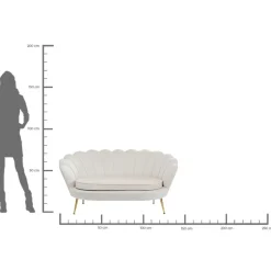 Best Sofa Water Lily 2-Sitzer Beige Sofas & Couches