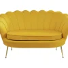 Clearance Sofa Water Lily 2-Sitzer Gelb 132Cm Sofas & Couches
