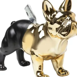 Clearance Spardose Bulldog Gold-Schwarz Deko & Geschenkartikel