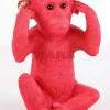 Outlet Spardose Monkey Kikazaru Rot Deko & Geschenkartikel