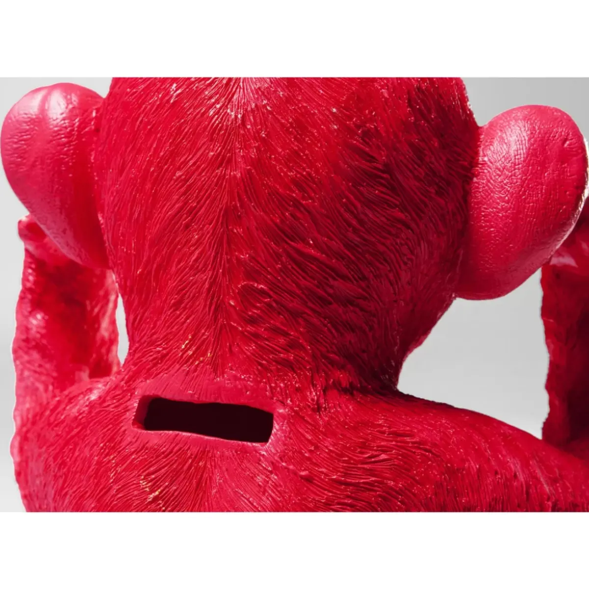 Outlet Spardose Monkey Kikazaru Rot Deko & Geschenkartikel