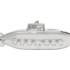 New Spardose Submarine Silber 11Cm Deko & Geschenkartikel