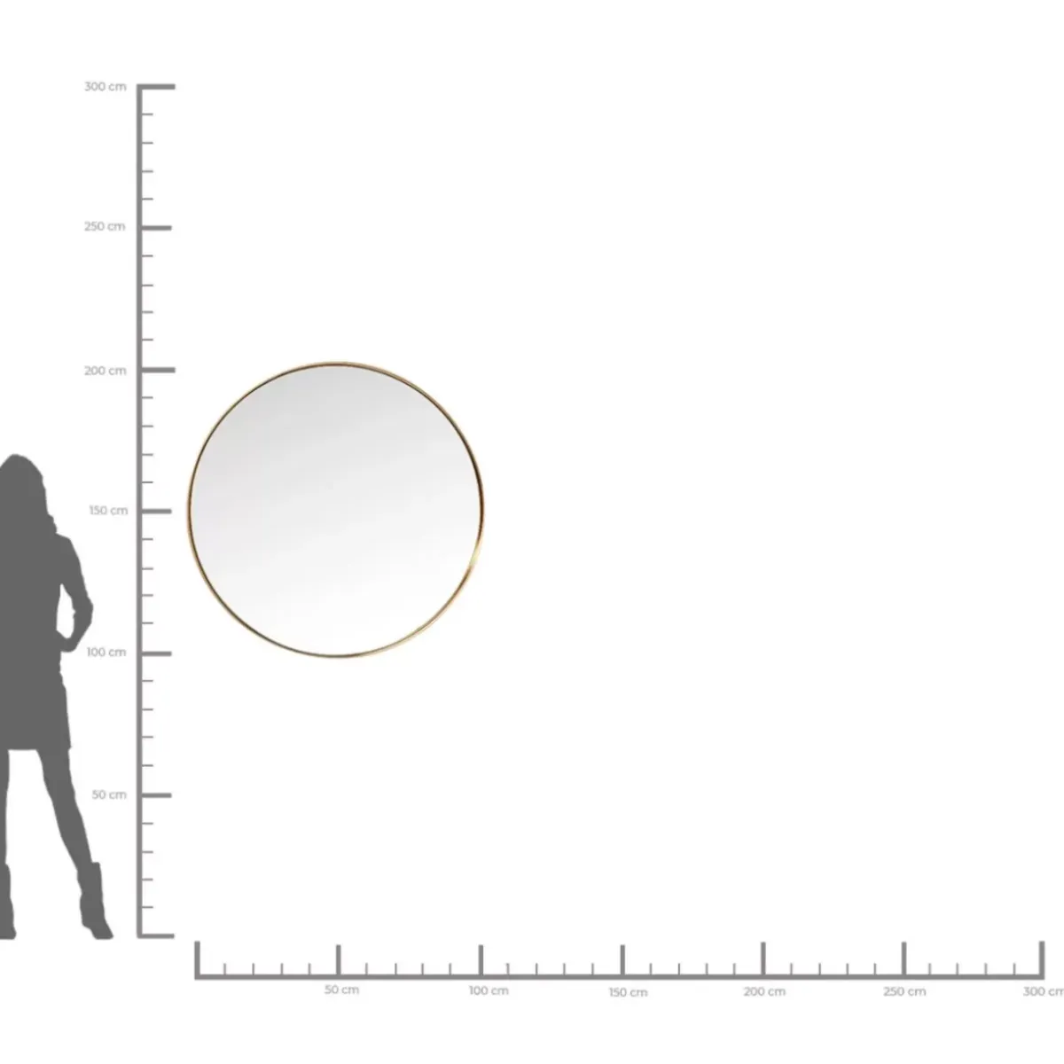 Online Spiegel Curve Mo Brass O100 Spiegel