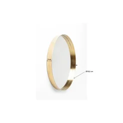 Discount Spiegel Curve Mo Brass O60Cm Spiegel