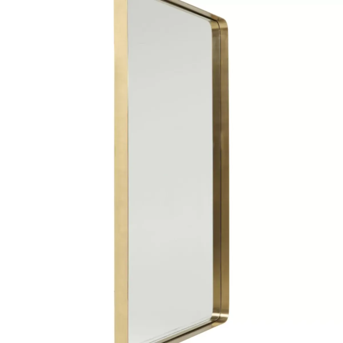 New Spiegel Curve Rectangular Brass 80X120Cm Spiegel