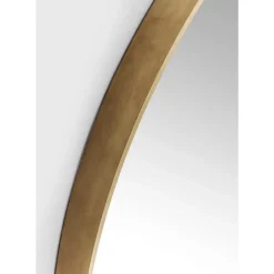 Outlet Spiegel Curve Round Brass O100Cm Spiegel