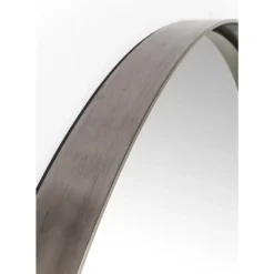 Discount Spiegel Curve Round Steel Nature O100Cm Spiegel