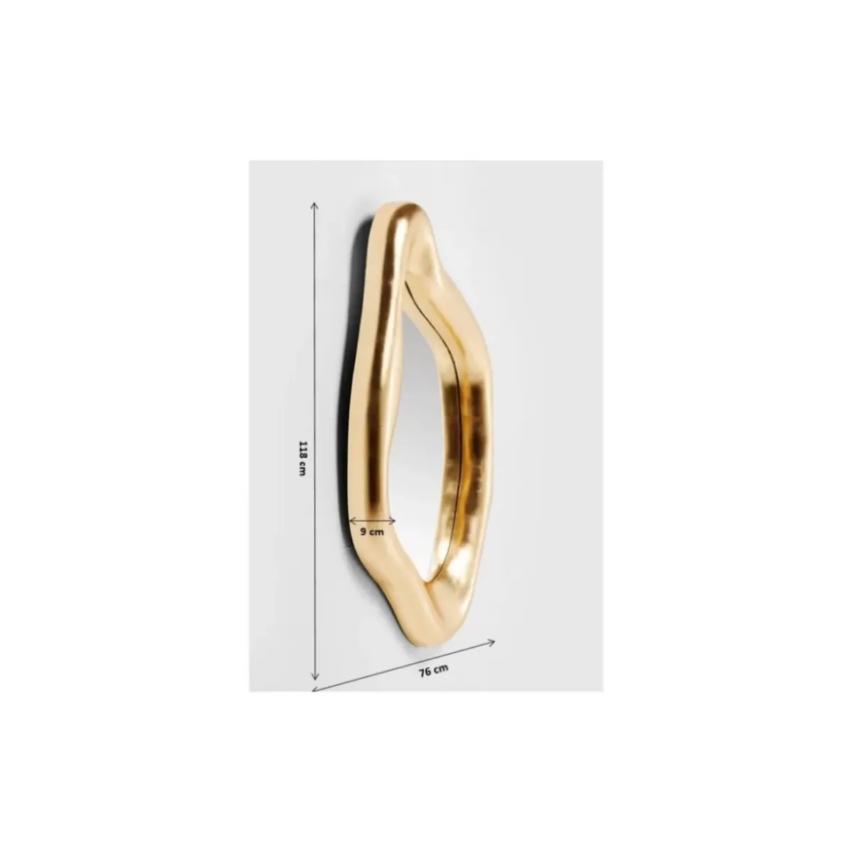 Outlet Spiegel Hologram Gold 76X119Cm Spiegel