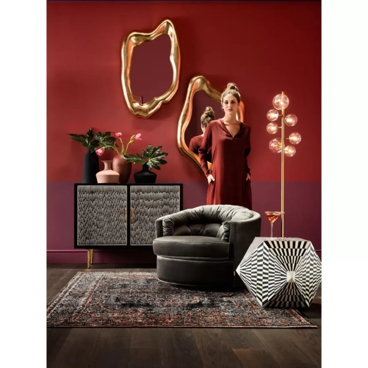 Sale Spiegel Hologram Gold 68X117Cm Spiegel