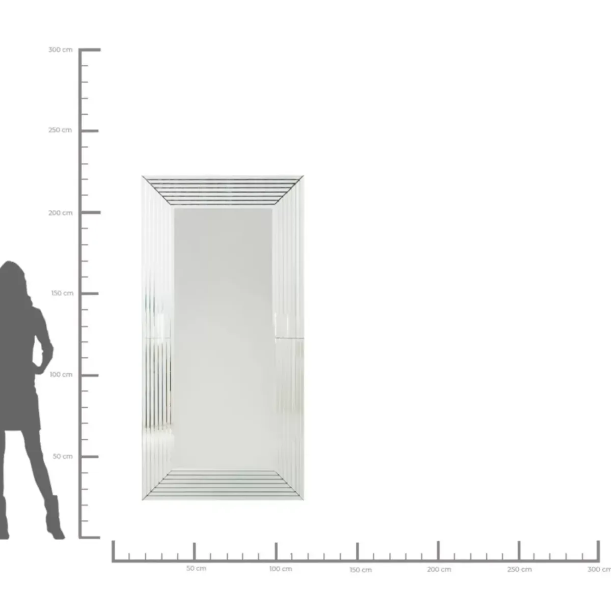 Hot Spiegel Linea 100X200Cm Spiegel