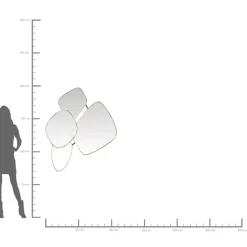 Hot Spiegel Shapes 130X110Cm Spiegel