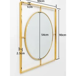 Spiegel Stanford Frame Gold O90Cm Spiegel