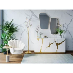 Online Stehleuchte Talea Gold 156Cm Steh & Bodenleuchten
