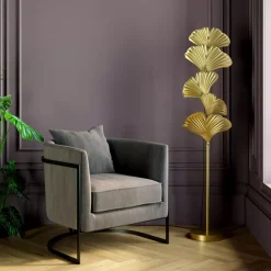 Stehleuchte Yuva Gold 160Cm Steh & Bodenleuchten