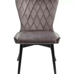 Best Stuhl Black Marshall Velvet Grau Stühle