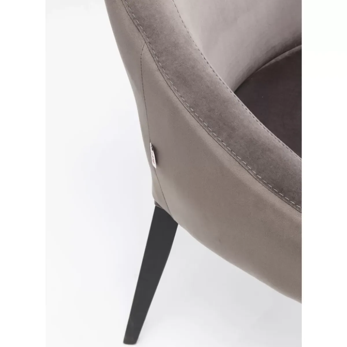 Outlet Stuhl Black Mode Velvet Grau Stühle