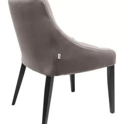 Outlet Stuhl Black Mode Velvet Grau Stühle