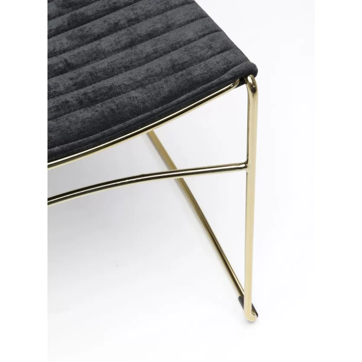 Stuhl Hugo Schwarz Gold Stühle