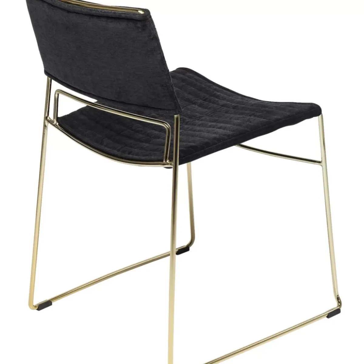 Stuhl Hugo Schwarz Gold Stühle