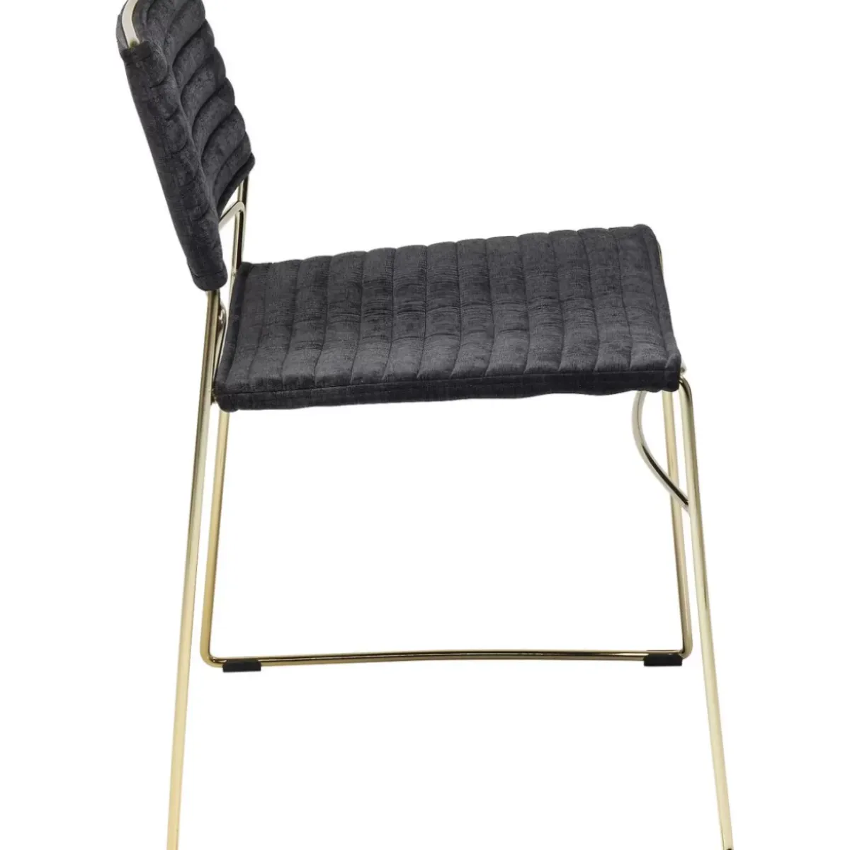 Stuhl Hugo Schwarz Gold Stühle