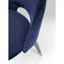 Hot Stuhl Iris Velvet Blau (2/Set) Stühle