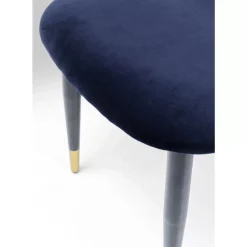 Hot Stuhl Iris Velvet Blau (2/Set) Stühle
