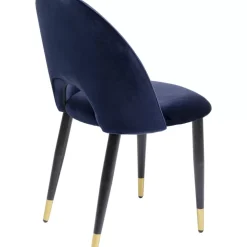 Hot Stuhl Iris Velvet Blau (2/Set) Stühle