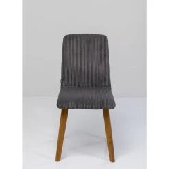 Hot Stuhl Lara Cord Grau Stühle