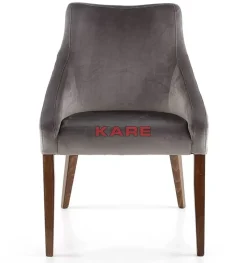 Stuhl Mode Velvet Grau Stühle