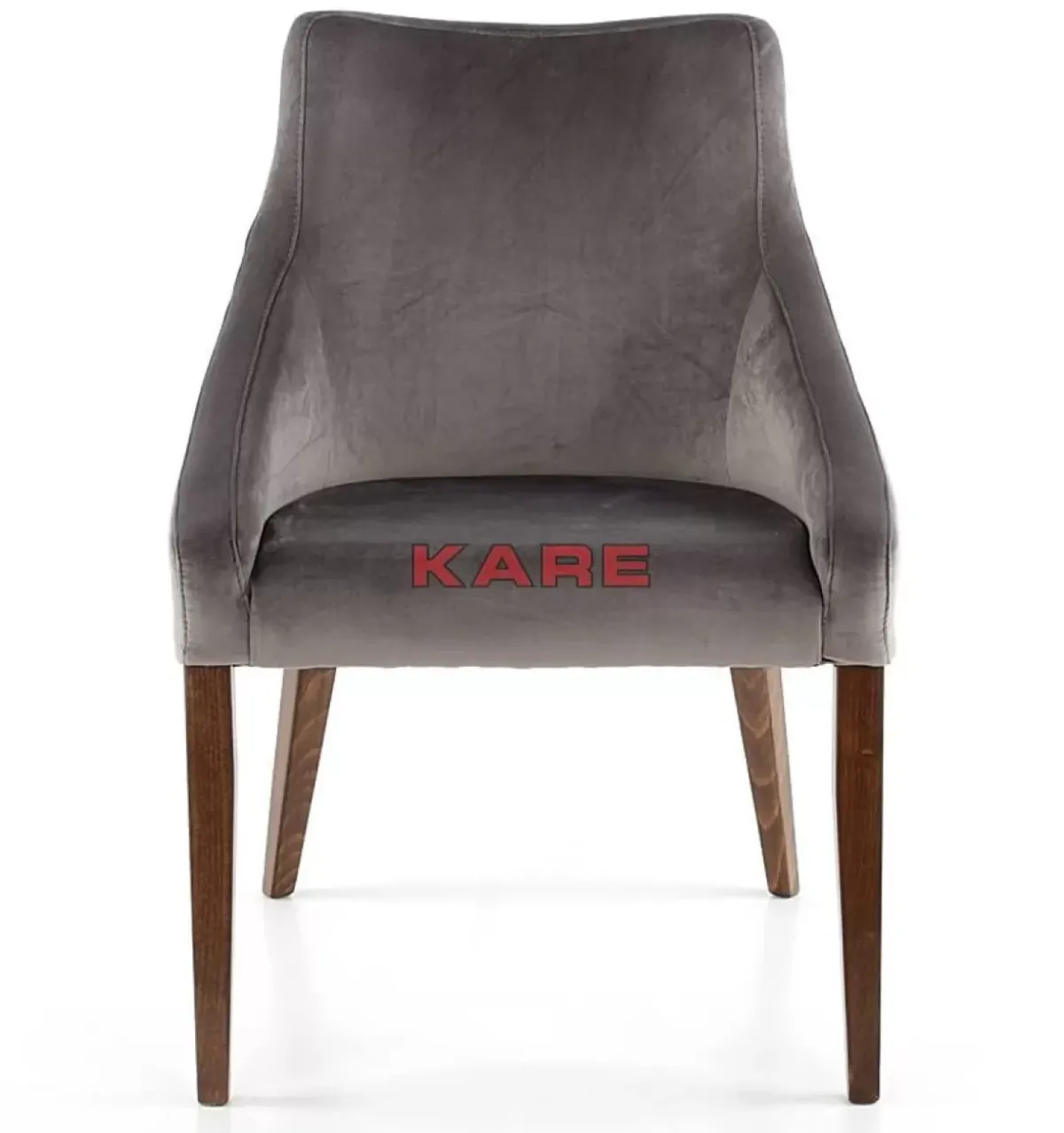 Stuhl Mode Velvet Grau Stühle