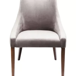 Stuhl Mode Velvet Grau Stühle