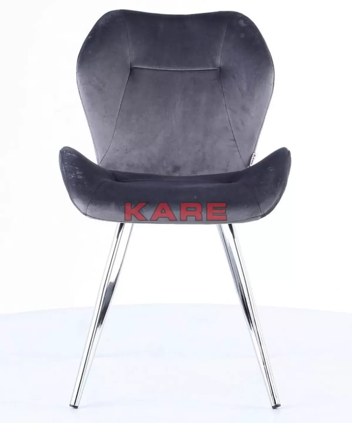 Clearance Stuhl Viva Grau Chrom Stühle