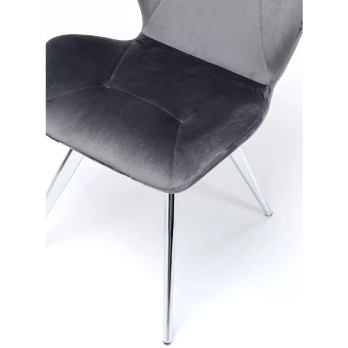 Clearance Stuhl Viva Grau Chrom Stühle