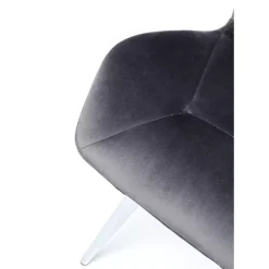 Clearance Stuhl Viva Grau Chrom Stühle