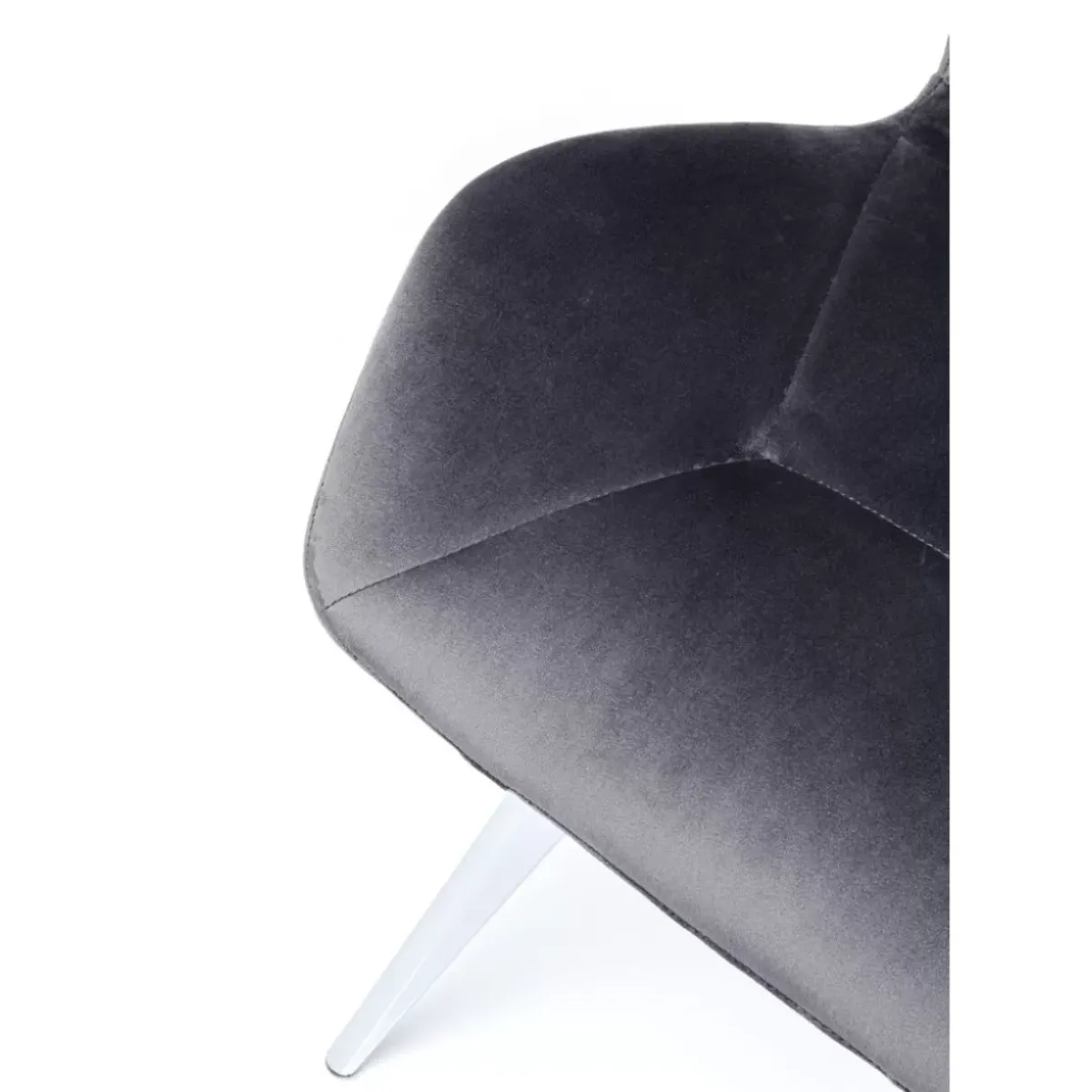 Clearance Stuhl Viva Grau Chrom Stühle