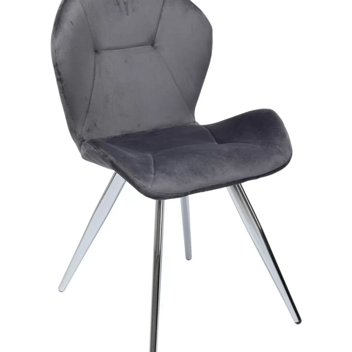 Clearance Stuhl Viva Grau Chrom Stühle