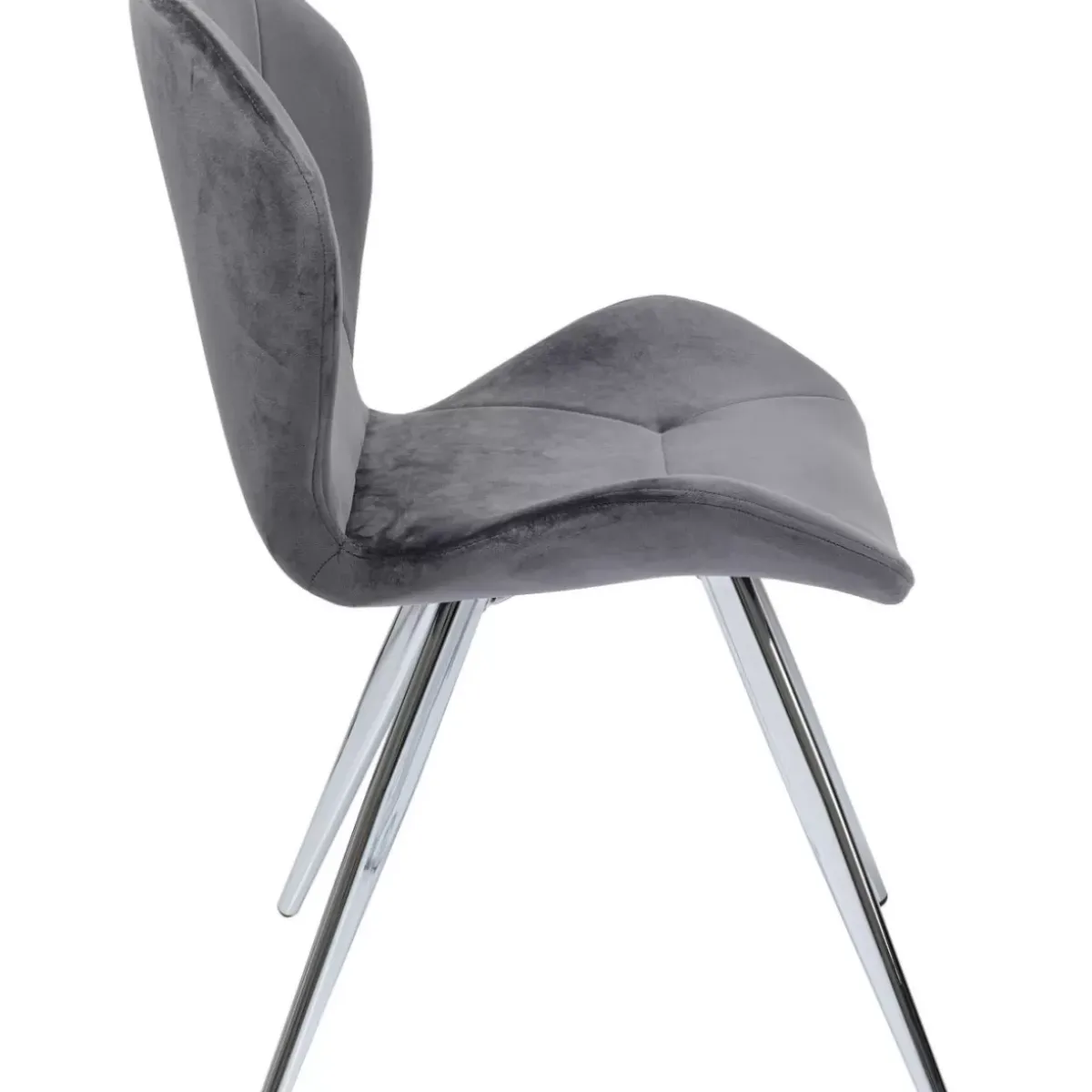 Clearance Stuhl Viva Grau Chrom Stühle