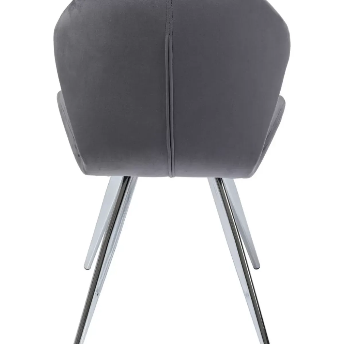 Clearance Stuhl Viva Grau Chrom Stühle