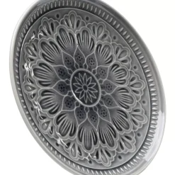 Sale Teller Sicilia Mandala Grau O21Cm Geschirr & Tischaccessoires