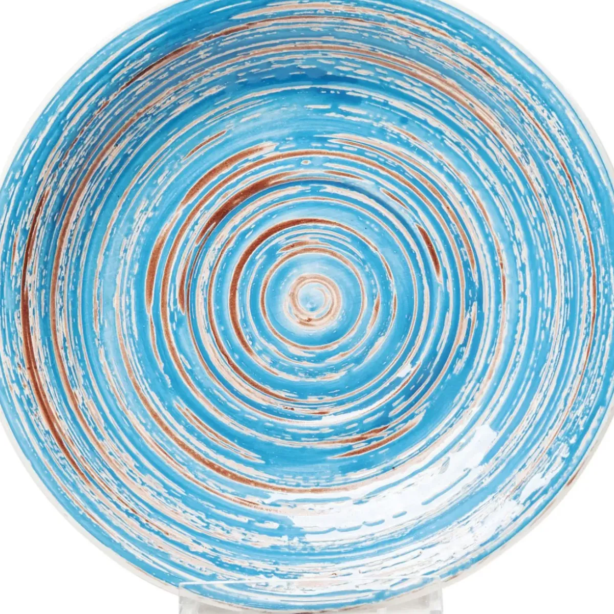 Clearance Teller Swirl Blau O19Cm Geschirr & Tischaccessoires