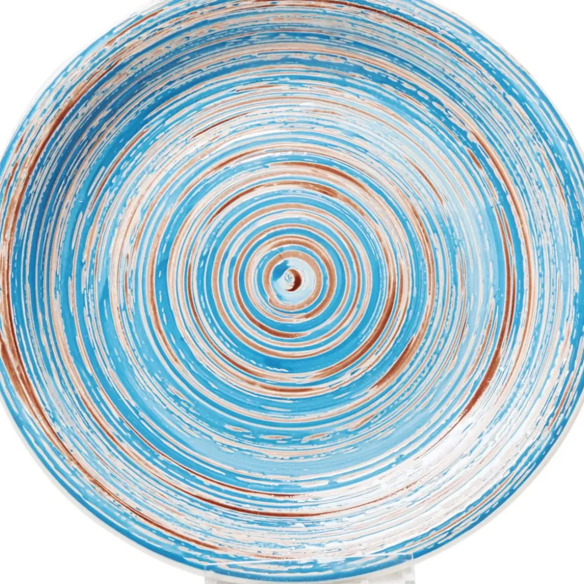 Discount Teller Swirl Blau O27Cm Geschirr & Tischaccessoires
