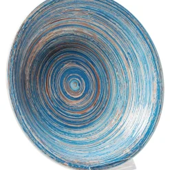 Hot Teller Tief Swirl Blau O21Cm Geschirr & Tischaccessoires