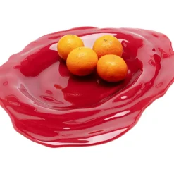 Outlet Teller Tornado Rot O46Cm Geschirr & Tischaccessoires
