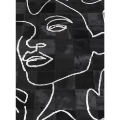 Outlet Teppich Art Faces 170X240Cm Teppiche