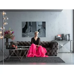 Clearance Teppich Glorious Schwarz 170X240Cm Teppiche