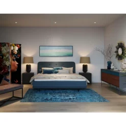 Teppich Kelim Pop Turquoise 200X300Cm Teppiche