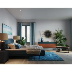 Teppich Kelim Pop Turquoise 200X300Cm Teppiche